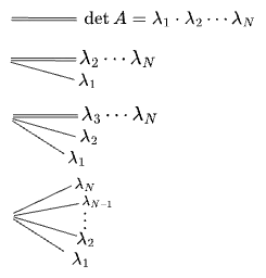expanding a determinant